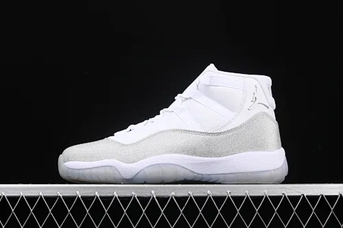All categories Air Jordan Jordan series basketball shoes Air Jordan 11 Air Jordan 11 Metallic Silver AJ11 Joe 11 Swarovski Starry AR0715-100